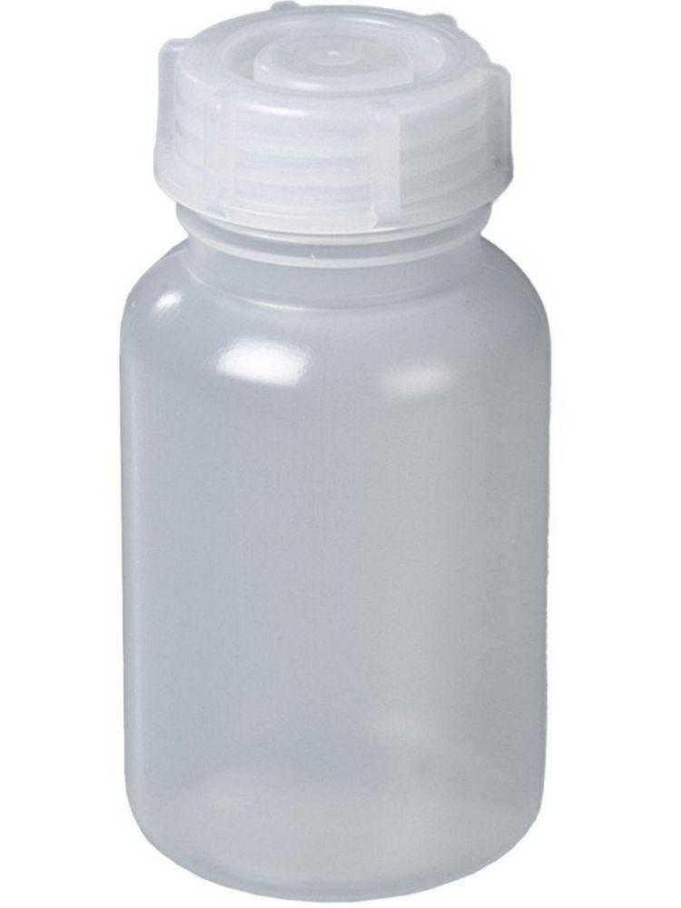 Bürkle Wide Neck Bottle 200 ml, LDPE, Transparent, with Closure