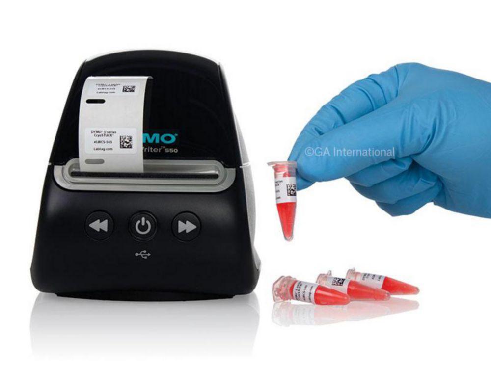 CryoSTUCK® labels for frozen surfaces 1" x 0.5" / 25.4mm x 12.7mm roll with 750 labels