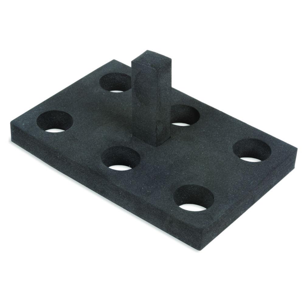 Floating Vial Rack, 20mm well black