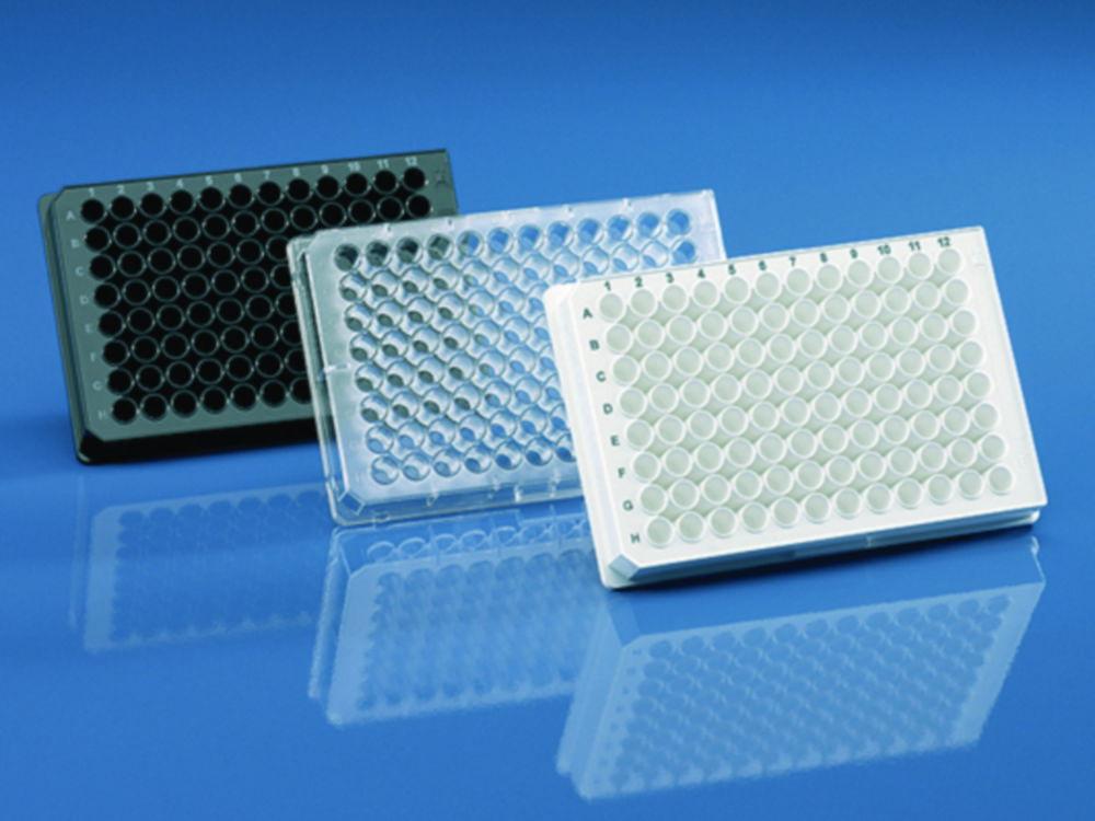 BRAND Microplates PureGrade 384-Well PS White Standard F-Bottom Non-Sterile Without Lid (Pack of 50)

