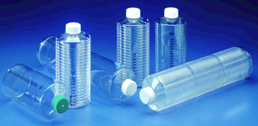 Thermo Nunc Invitro 2.5X Roller Bottles 2100 cm² PETG Sterile Pleated Surface Non-Vented Cap Expanded Surface (Pack of 4x5)