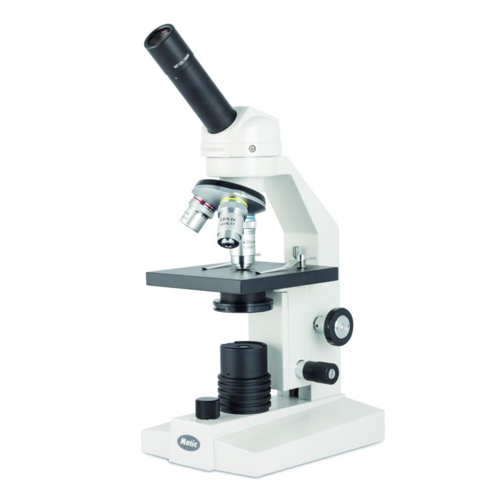 MOTIC Microscope SFC-100FLED Cordless Monocular Head, Inclined at 45 Degrees and Rotating