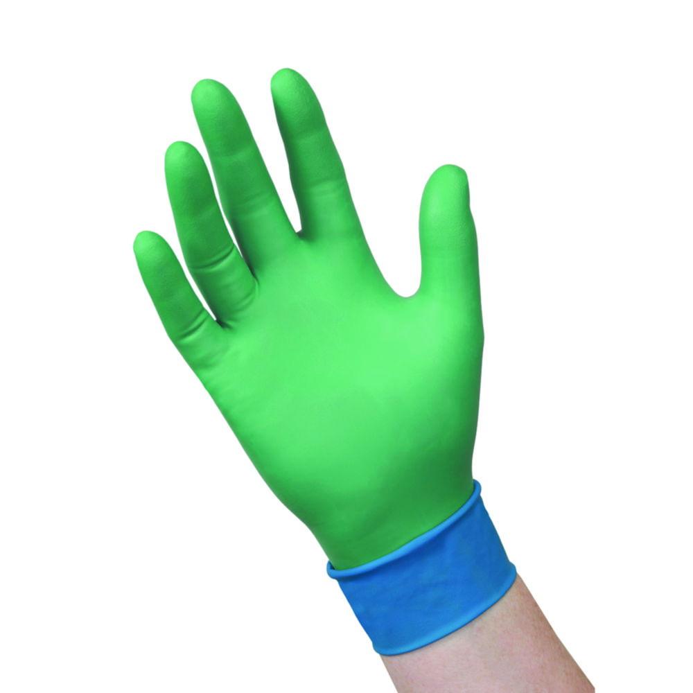 Ansell Microflex 93-360 Disposable Gloves, Polychloroprene, 295mm, Blue-Green, Size M (7.5-8), Pack of 50

