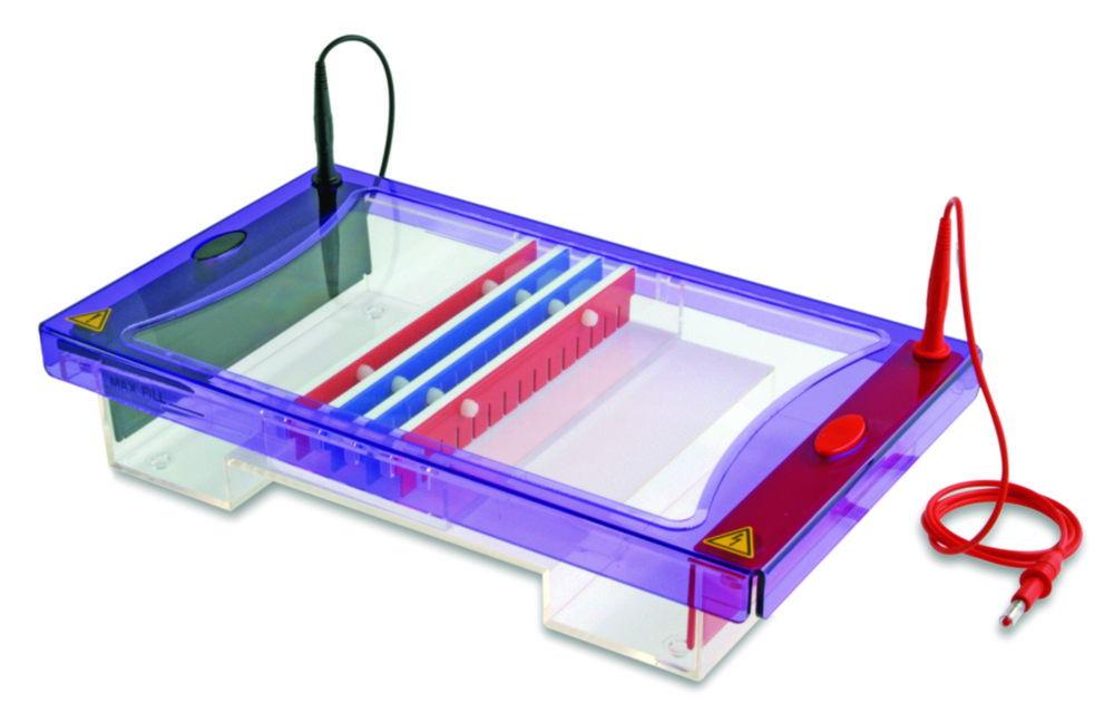 Thistle Scientific MultiSub Maxi (200x100, 200x200 mm, UV Permeable Gel Carrier, 2 Combs with 20 Samples Loading Guide & Casting Dams)