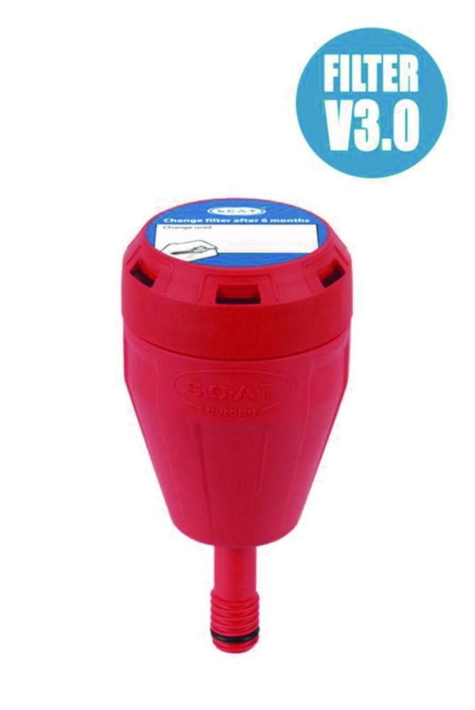 SCAT Exhaust Filter M V3.0 with Splash Guard and Change Label, Service Life 6 Months

