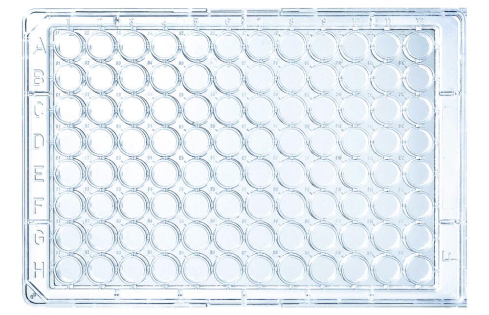 Thermo Nunc 96-Well Mikrotiter Plates, Clear, Flat Bottom, UV, Previous Without Lid, Non-Sterile, Pack of 40
