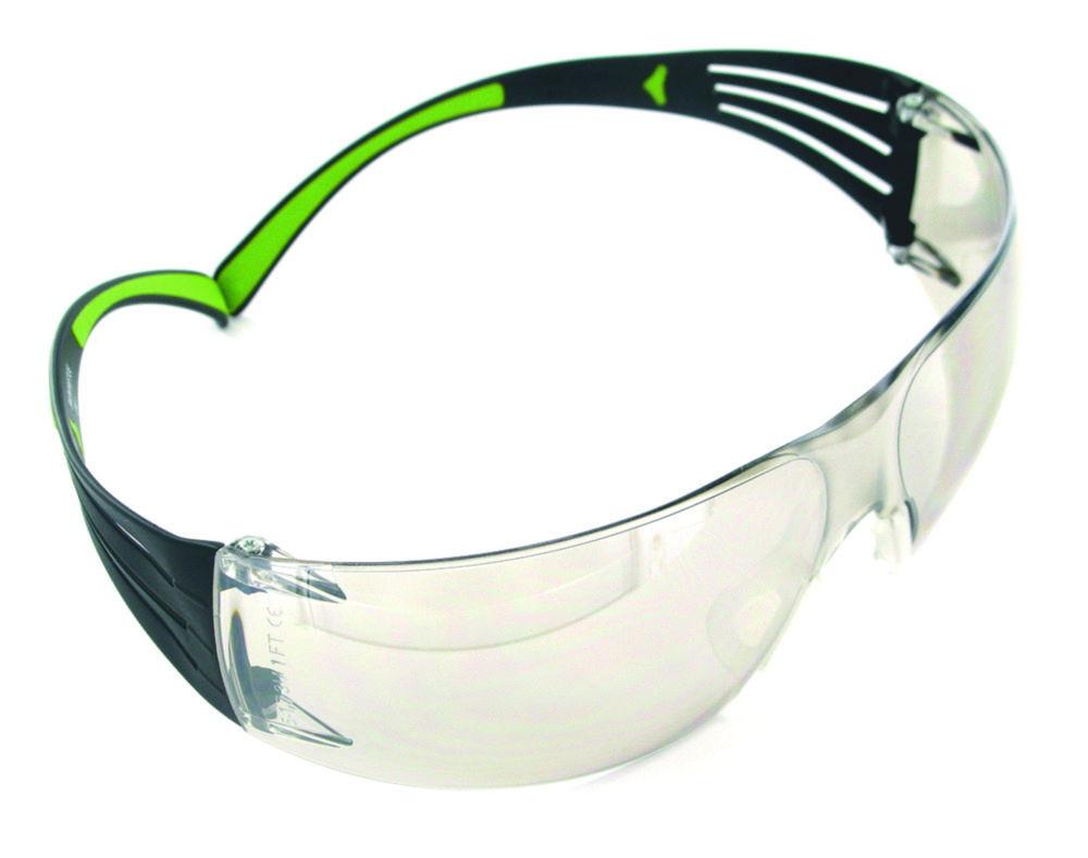 3M™ SecureFit™ 400 Series Safety Glasses with AS/AF Lenses, Grey Frame, Black/Green