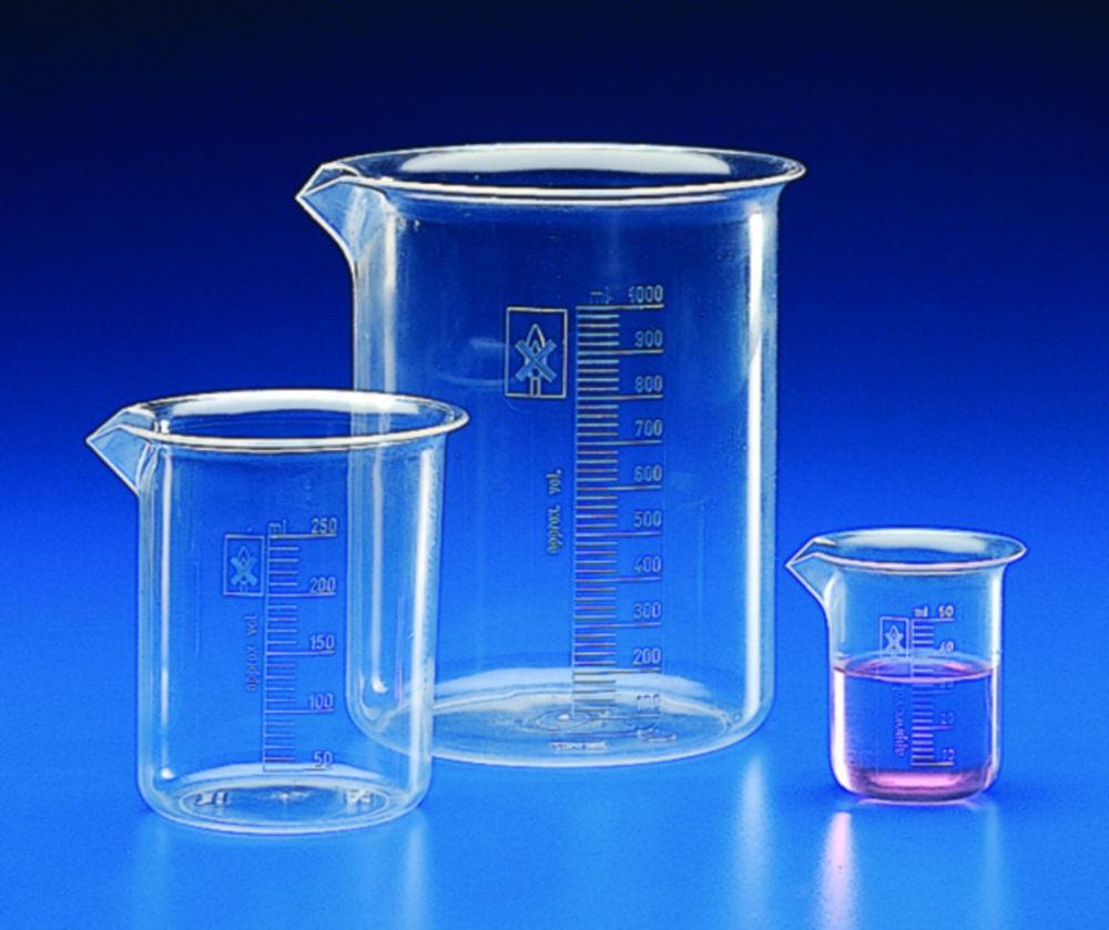 Kartell Beaker 2000mL PMP (TPX) Low Form Graduated Autoclavable