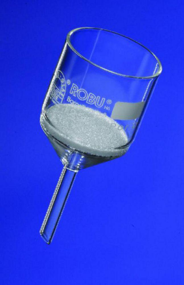 Filter funnels 125ml porosity 3, 60mmØ, 10mm stem Ø
