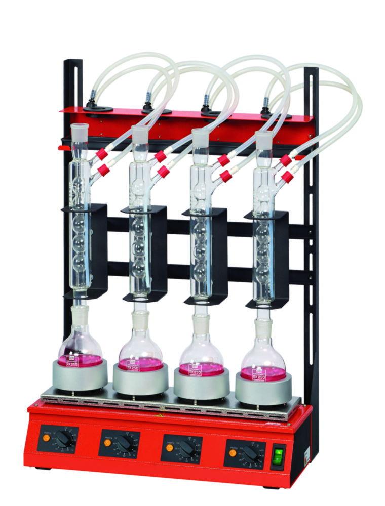 Behr Serial Heating Unit RH 254 for Reflow Distillation, 4 Heating Places for 250ml Round Flasks

