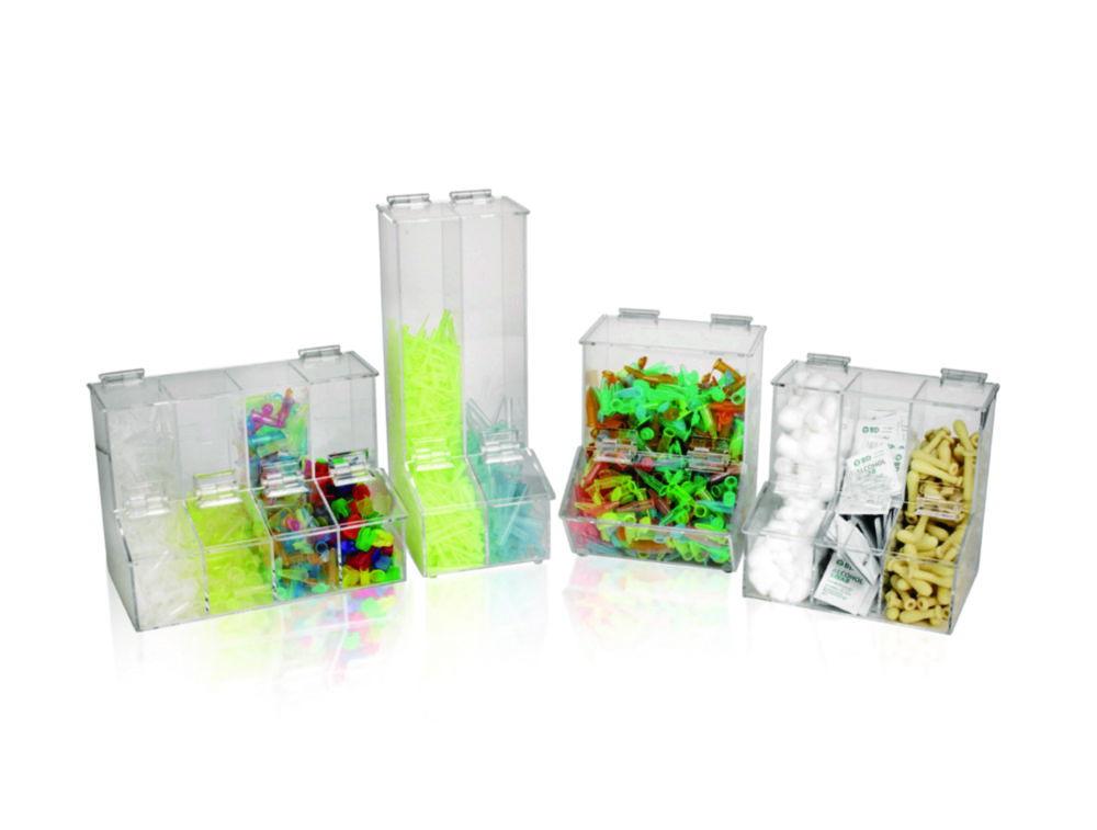 Heathrow Scientific Workstation Dispensing Bin for Pipette Tips, 2 Bins