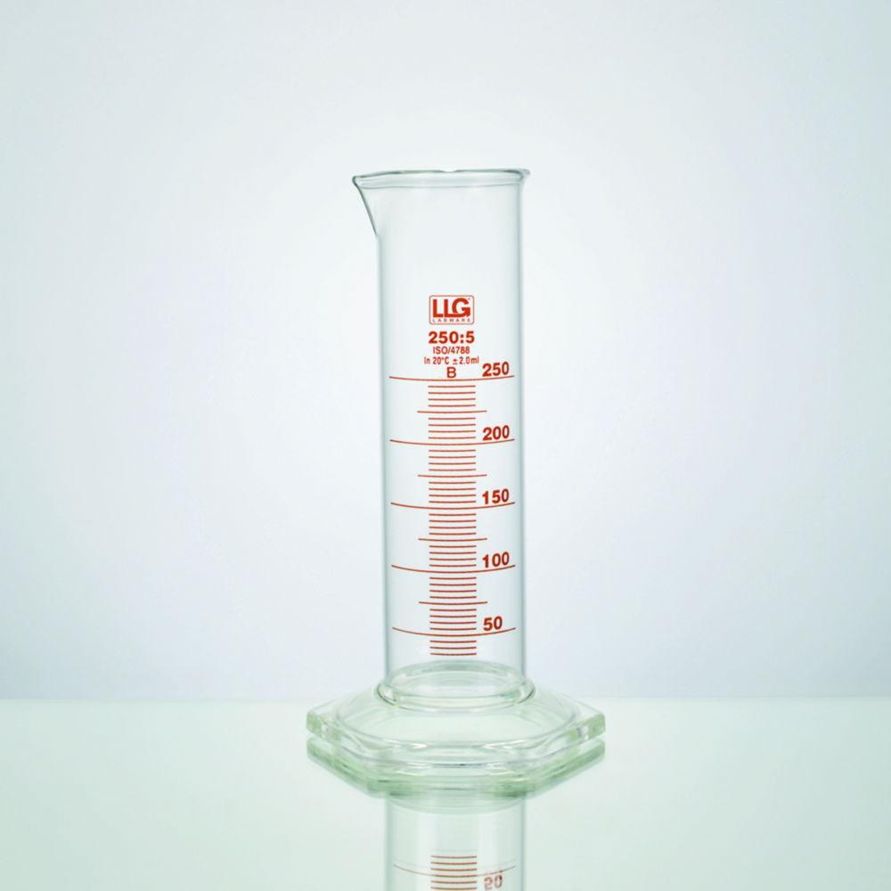 LLG Measuring Cylinders 100 mL Low Form Class B, Pack of 2