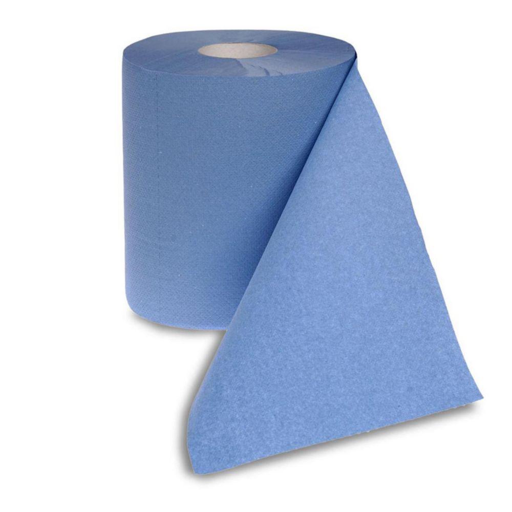 ZVG Tissue Roll, Blue 2-Layer, Abridgement 395 of 38 cm, 22 cm Wide, Pack of 6 Rolls