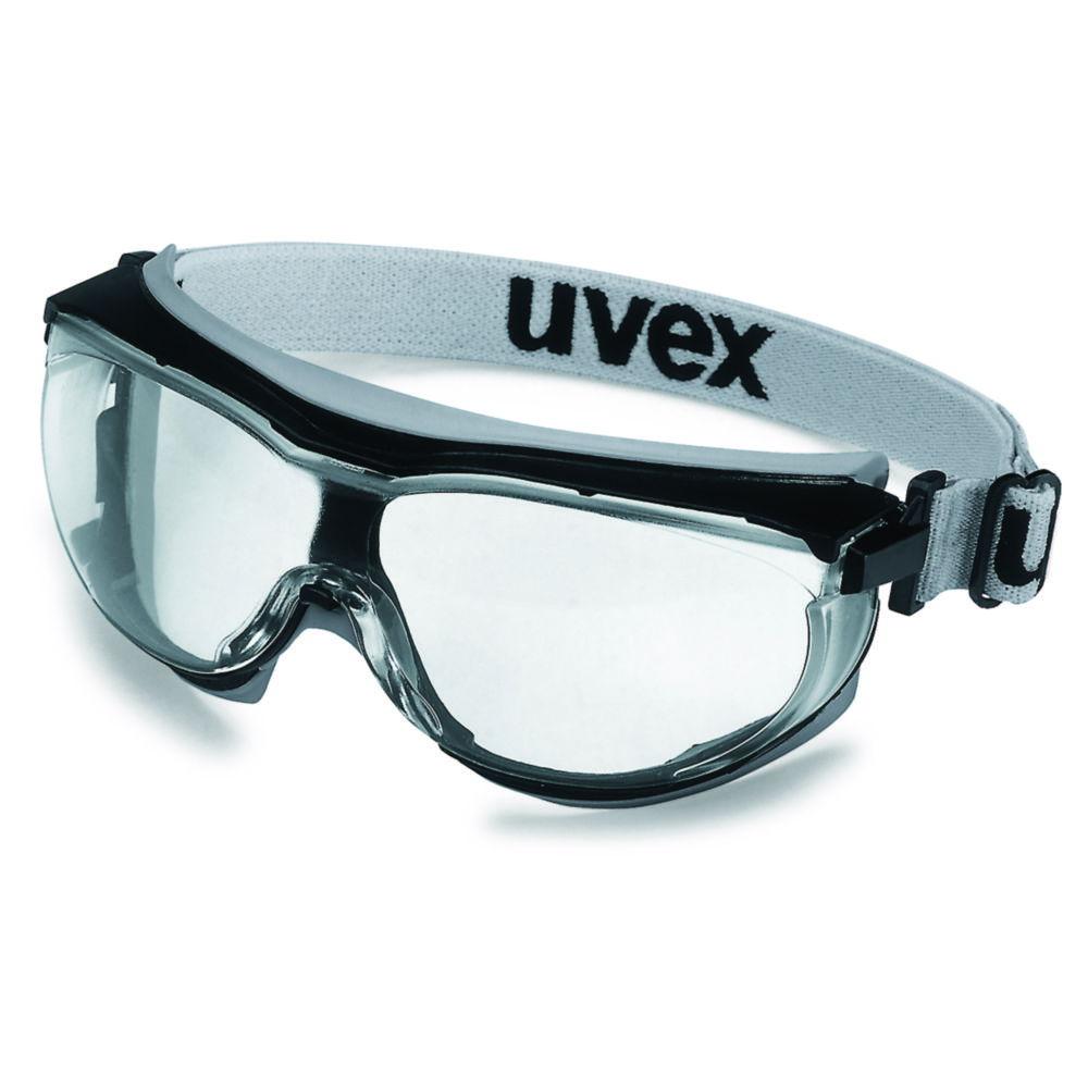 Uvex Safety Goggles Carbonvision 9307 PSA Cat. II Black/Grey, Disc Colorless, UV 2-12, Supravision Extreme

