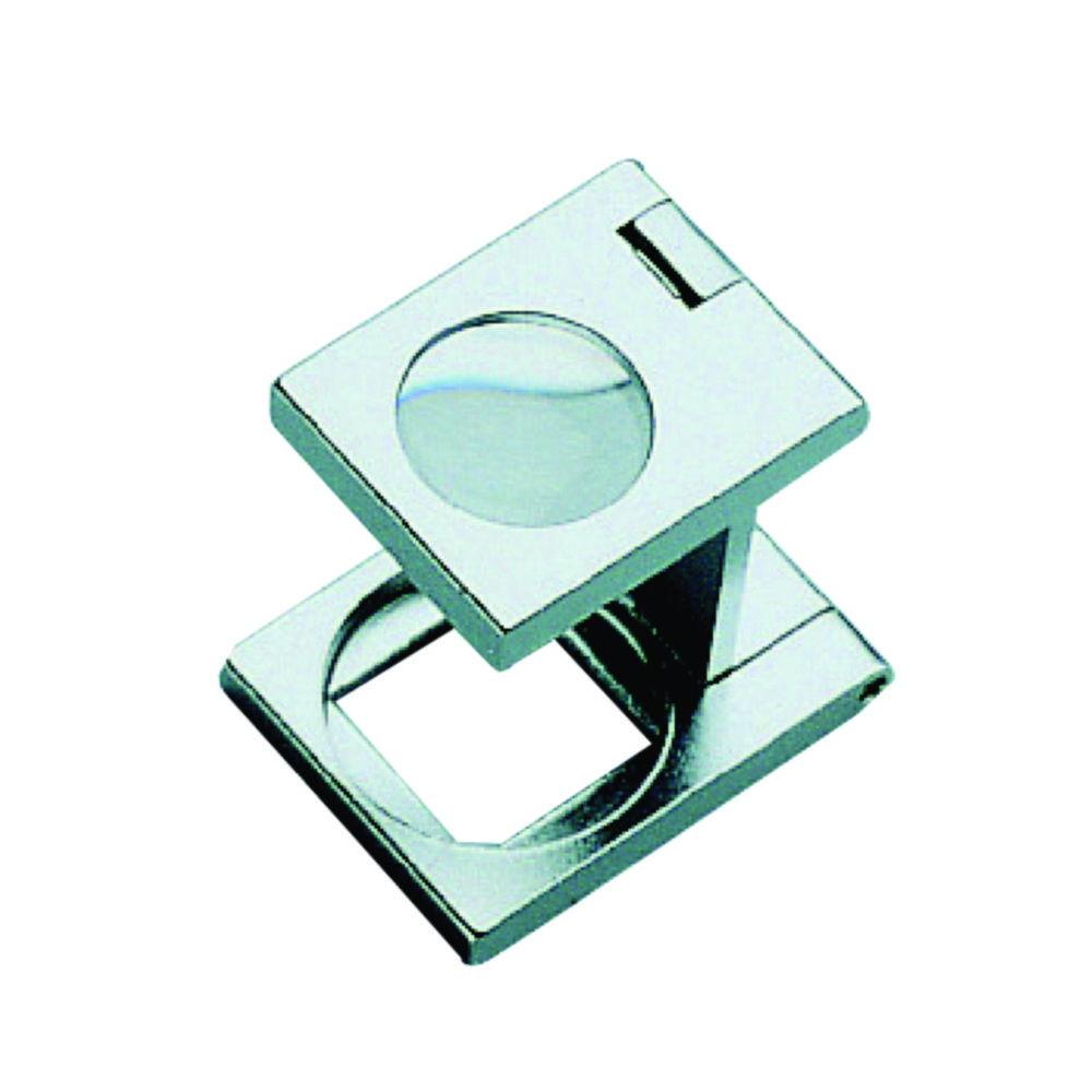 Thread counters,brass,height 23 mm, field 10x10 mm,magnification: 12x