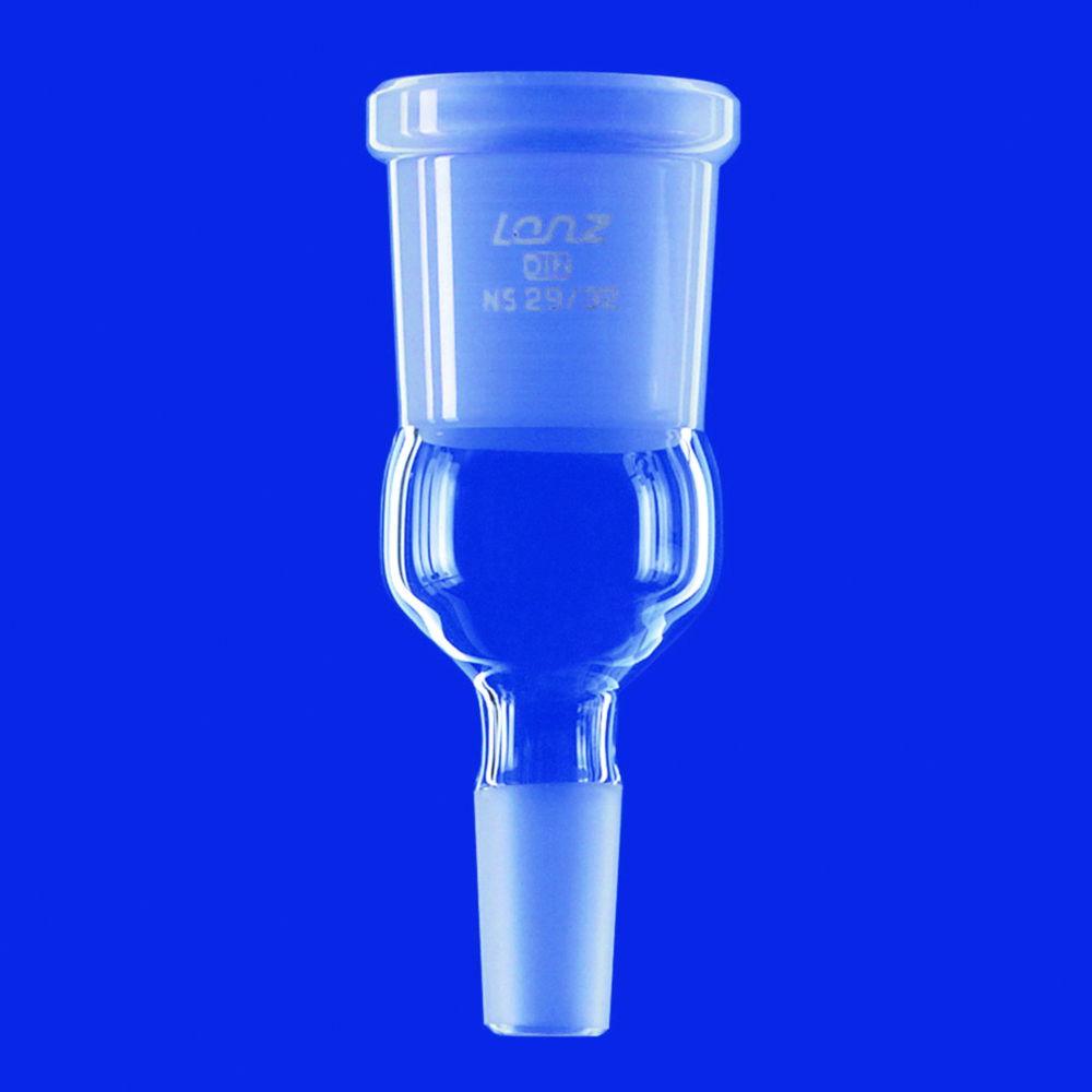 ​Lenz-Laborglas Reduction and Expansion Adapter with Ground Joints (Socket NS 45/40, Cone NS 29/32)