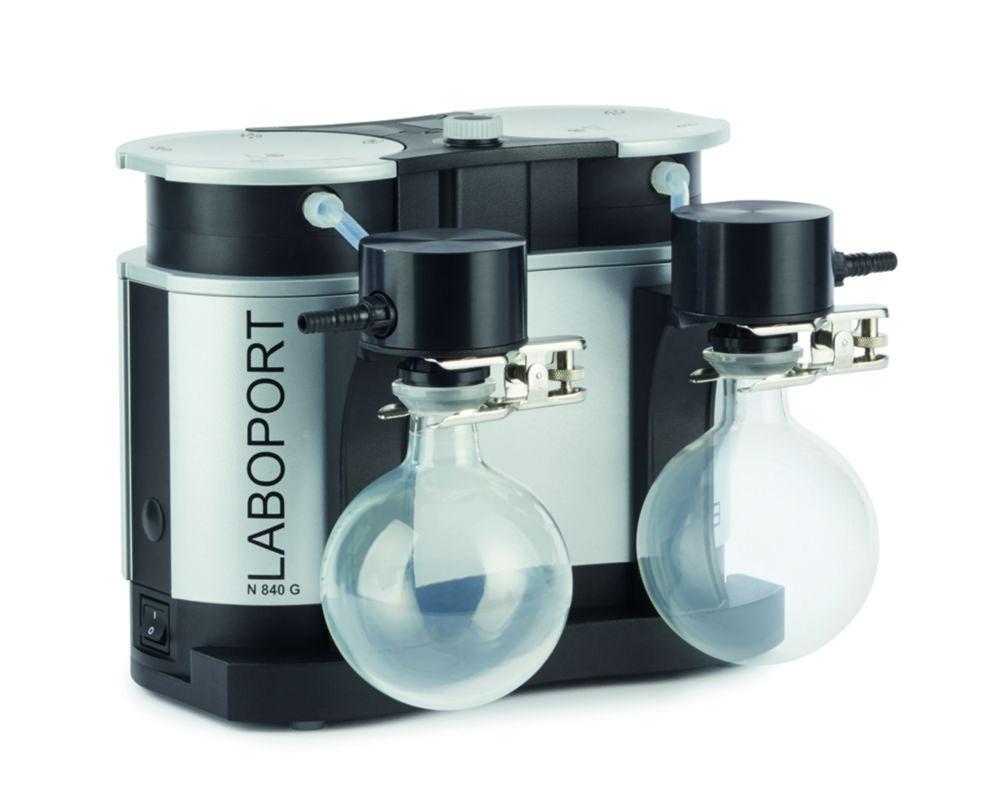 LABOPORT® Vacuum pump system SR 840 G 6mbar, 0.1 bar g, motor IP 30, 34 l/min, 240 V 50/60 Hz, 299x250x274mm