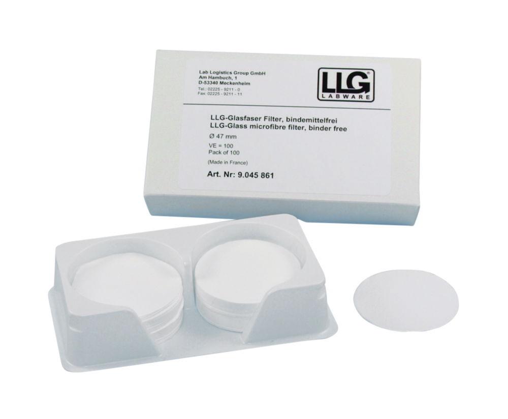 LLG Glass Microfibre Filter 55 mm, 1.6 µm, Binder-Free, Pack of 100