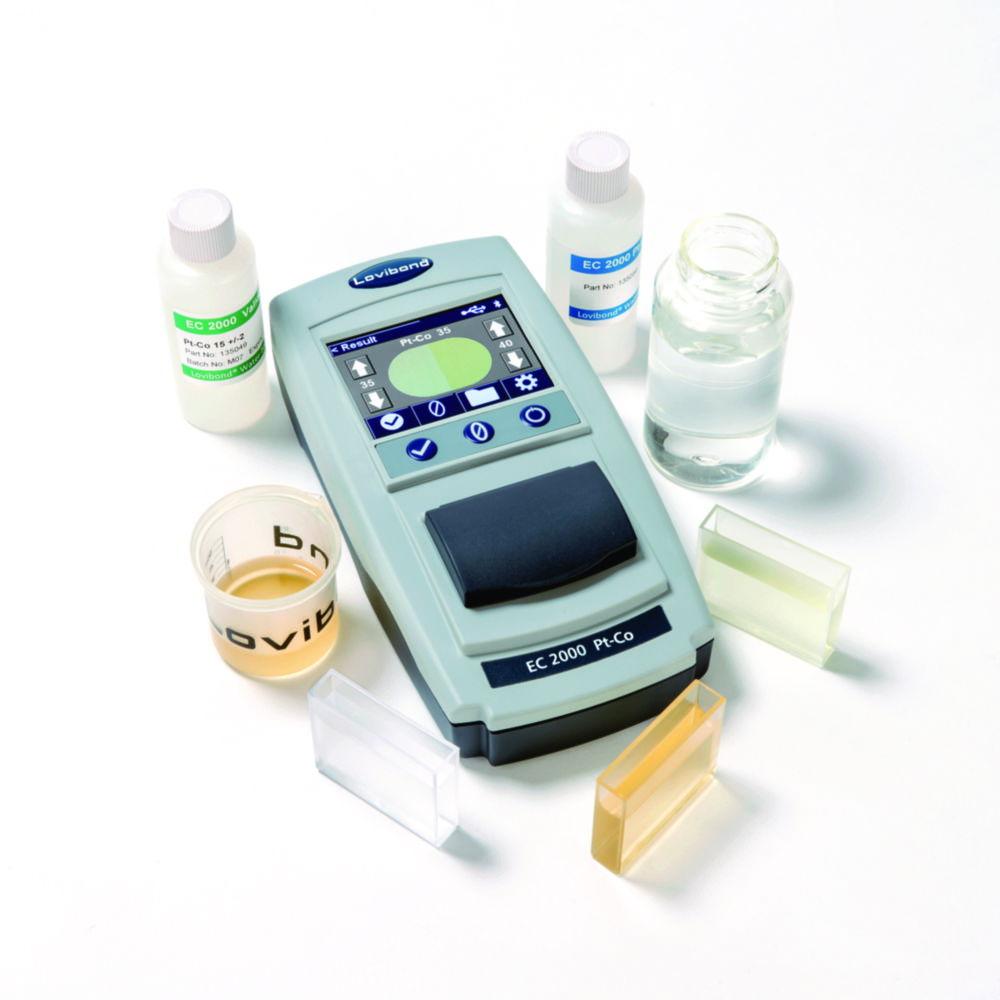 The Tintometer Comparator EC 2000 Pt-Co 2-Field View, 0–500, Glass Cell W100 OG 50 mm, Plastic Cell 3xW100 50 mm​