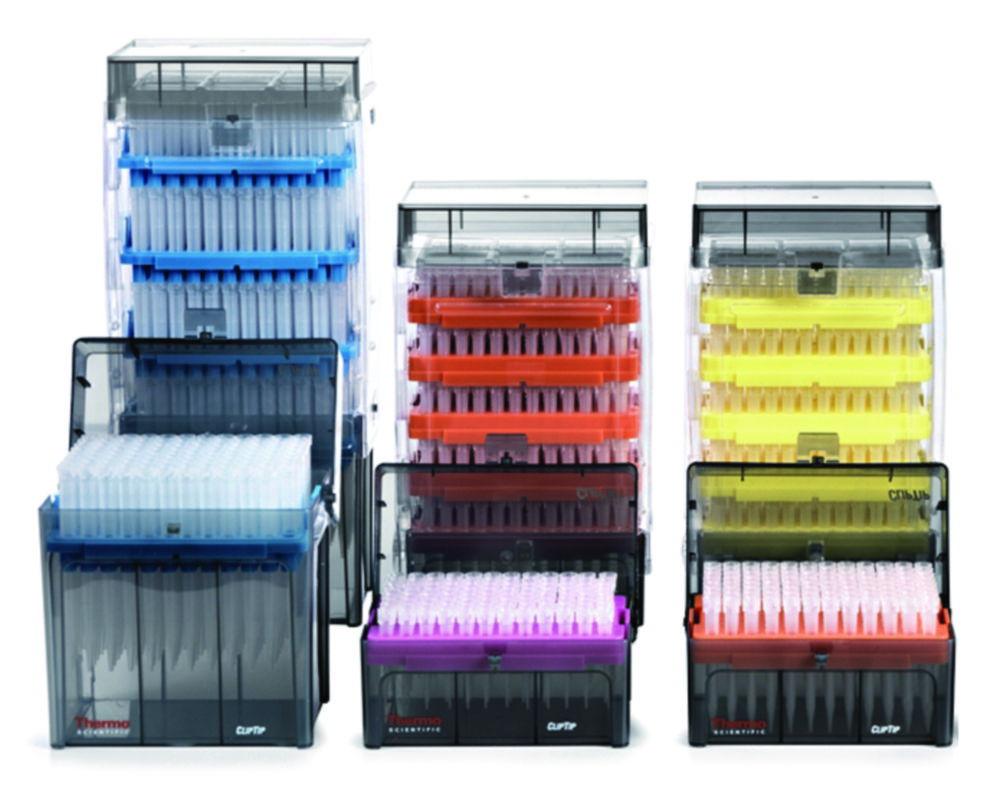 Thermo Scientific Filter Tips ClipTip 200-10-200µL 56mm, Sterile in Rack, Pack of 10x96