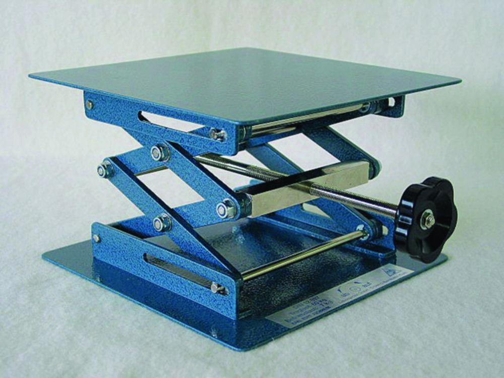 Laboratory lifting platform 200x230mm height adjustment 70-260mm, aluminium plate, operating load 7 kg
