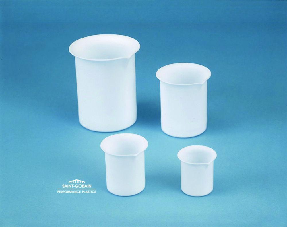 Saint-Gobain Beaker Chemware 1000ml PTFE, Dia. 104.7mm, H 146.2mm

