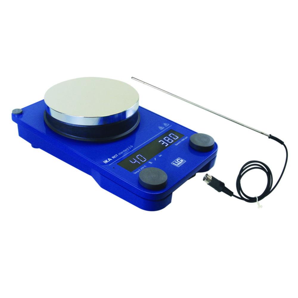 LLG Magnetic Stirrer RCT Standard 2.0, Safety Control, Including Temperature Probe PT 1000 with UK Plug