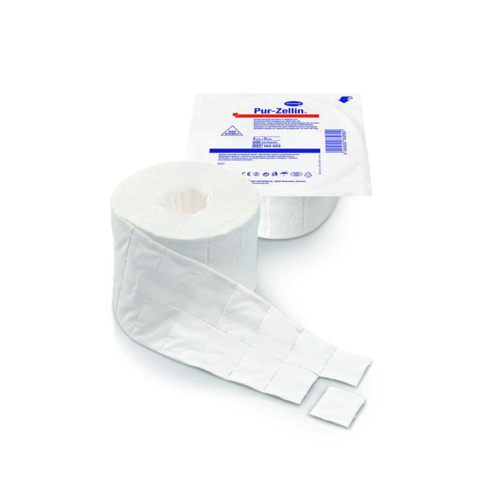 Paul Hartmann Pur-Zellin Non-Sterile Cellulose Swabs, 4x5 cm, Roll of 500
