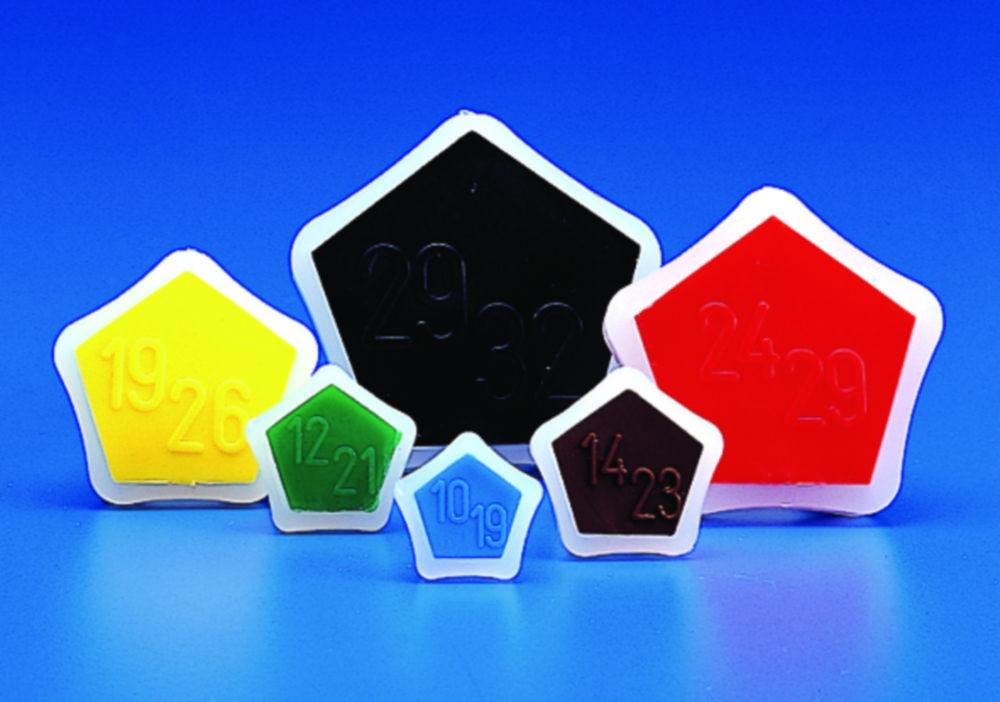 Kartell Conical Stoppers NS 17/23 PE Brown Ø 12.2 mm (Pack of 10)