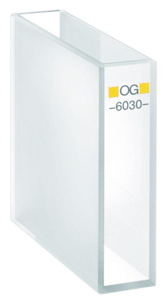 Hellma Macro Cuvette 6030-OG, 40 mm Path Length Optical Glass, 14000 µl with Folded Lid

