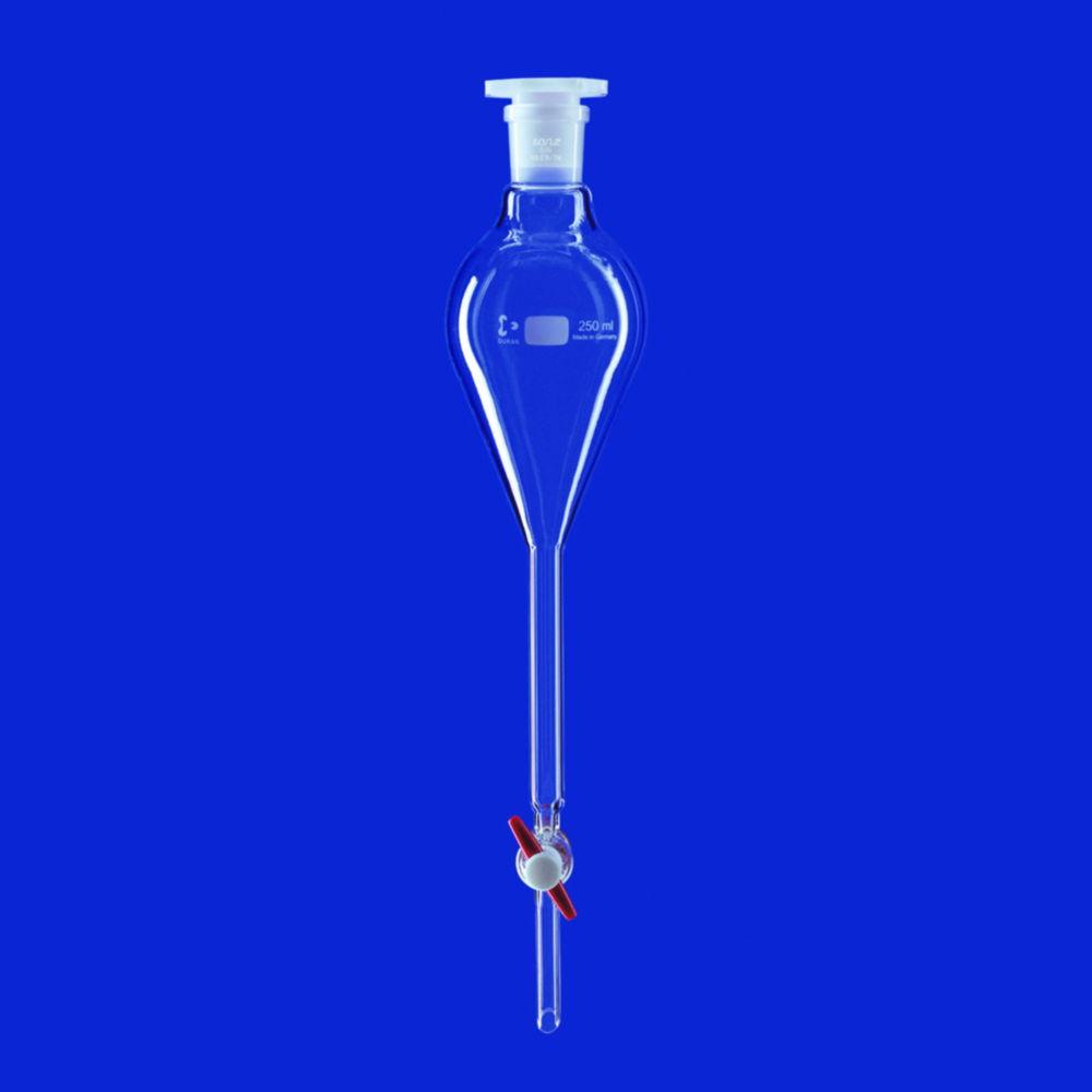 Lenz-Laborglas Separating Funnels, Gilson, Cap. 100 ml, Socket NS 19/26

