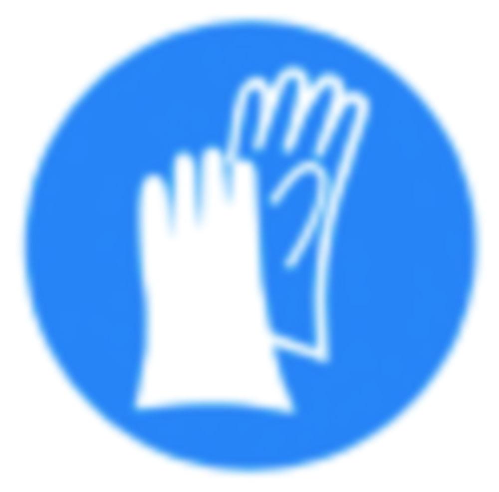 Gebra Secubox Midi 236x225x125cm, Blue – Protection Gloves with Wrist Protection Storage