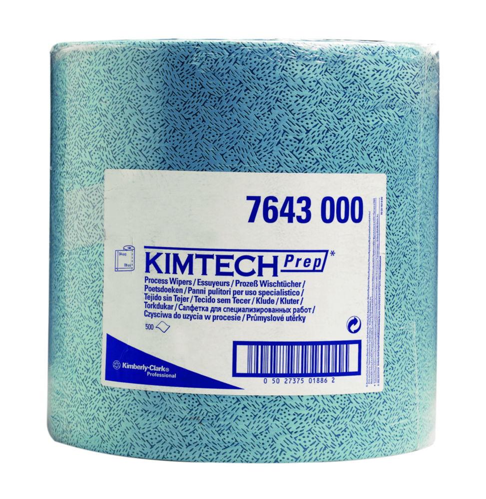 Kimberly-Clark KIMTEX Classic Wipes (340 x 380 mm), Blue, Bag of 500 Perforated Wipes