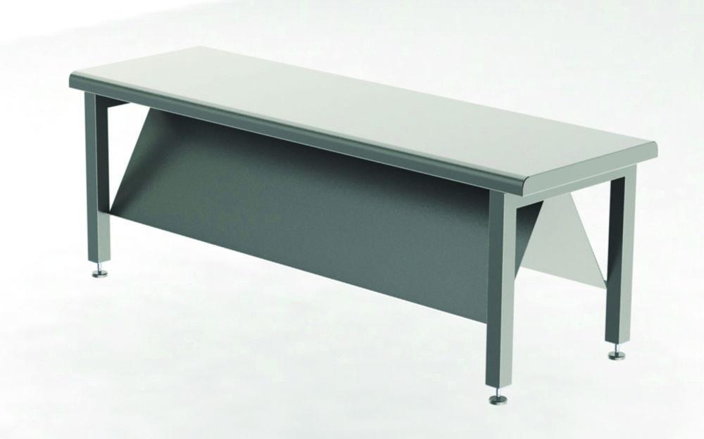 Stainless steel sit-over bench with diagonally welded shoe racks, 1400 x 450 x 500 mm