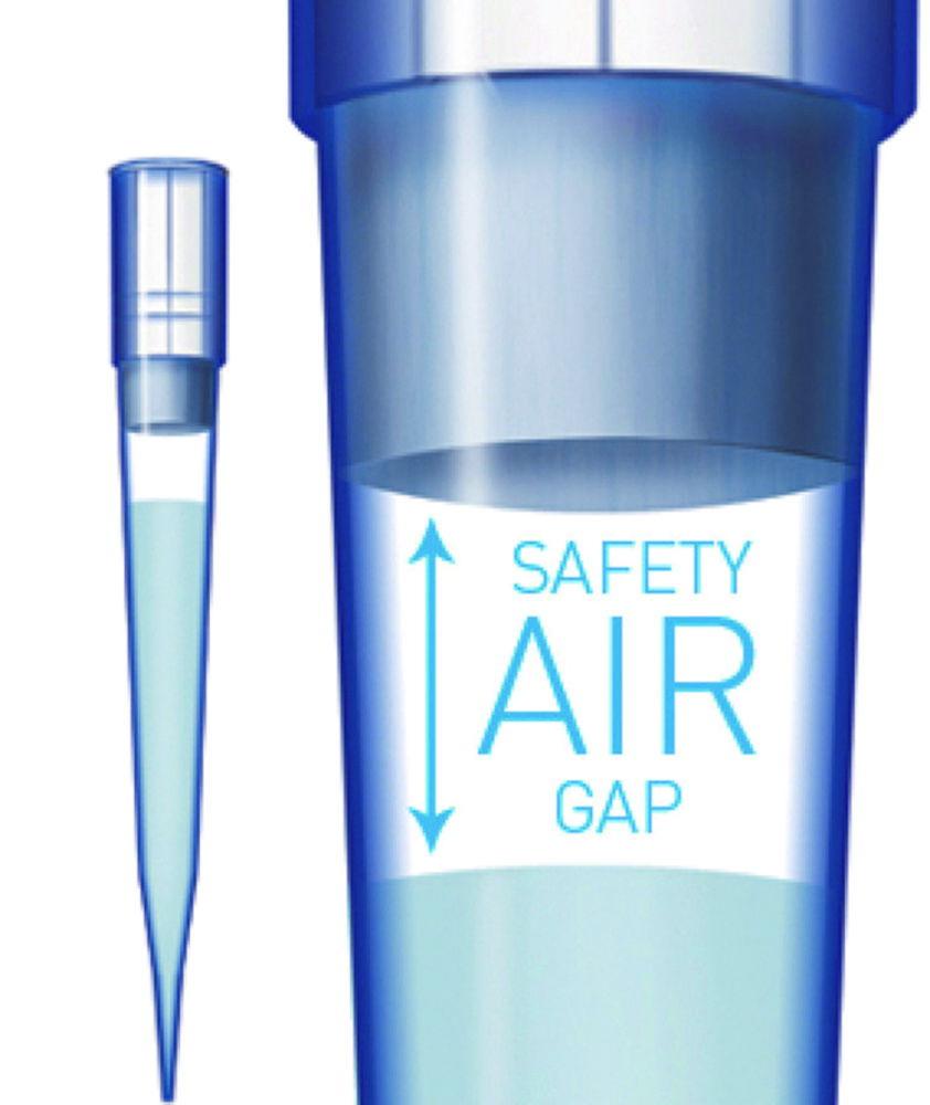 Sartorius SafetySpace Filter Tips 5-200 µl, 51 mm, Pre-Sterilized, Pack of 10x96