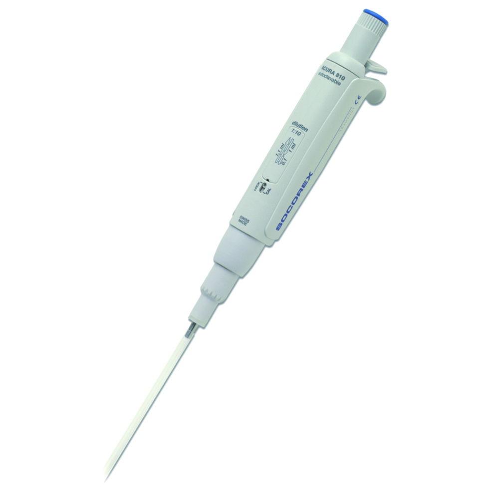 SOCOREX Acura 810 Pipettors 1.0ml + 0.1ml