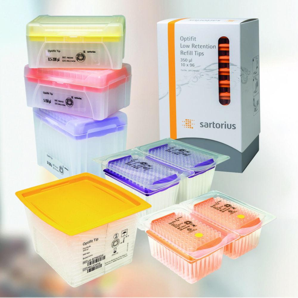 Sartorius-Optifit Pipette Tips 10-1000 µl Pack 10x96