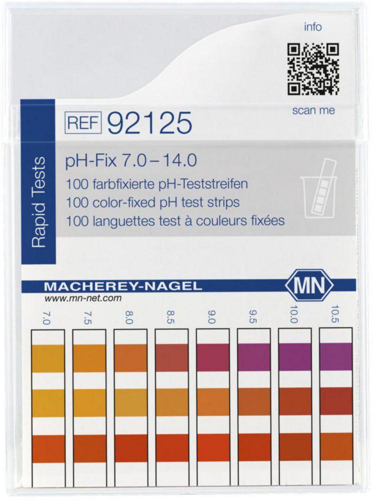 Macherey-Nagel pH-Fix Indicator Strips (pH 7.0-14.0) – Pack of 100