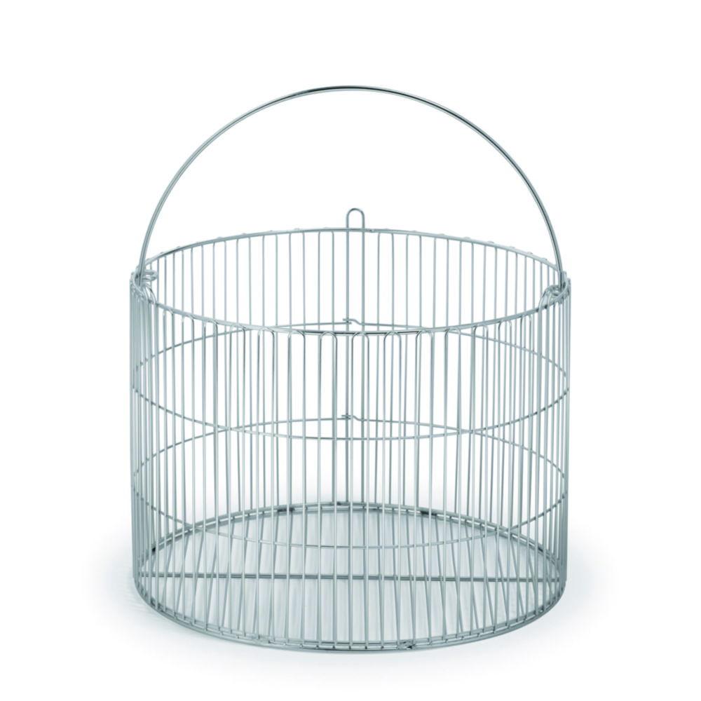 R. ESPINAR Solid Basket for AE-AES-75/110 Stainless Steel, Ø 380mm, H 260mm, Non Perforated
