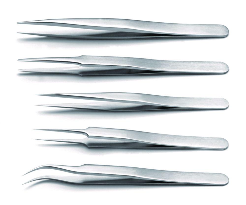 Ideal-tek High Precision Tweezers (120 mm, Type 3.SA, Very Sharp Tip, Stainless Steel, Anti-Magnetic, Anti-Acid)