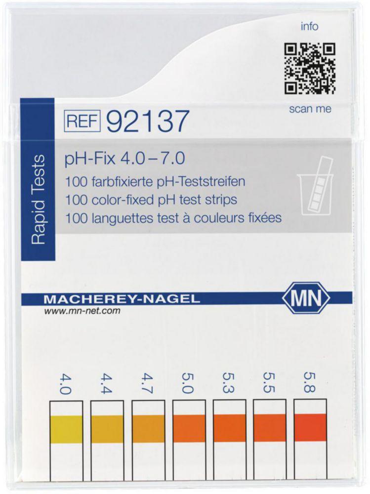 Macherey-Nagel pH-Fix Indicator Sticks 4.0–7.0 (Pack of 100)
