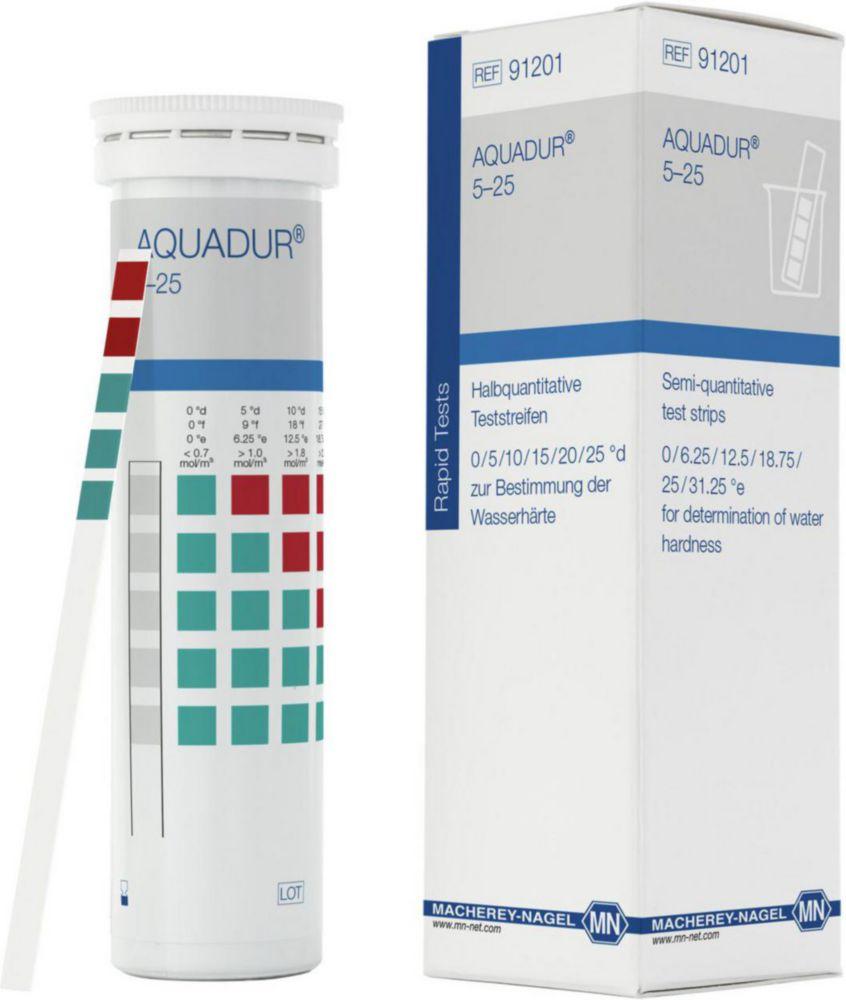 Macherey-Nagel Aquadur Test Strips for Water Hardness - Range: 3-25°d - Pack of 100