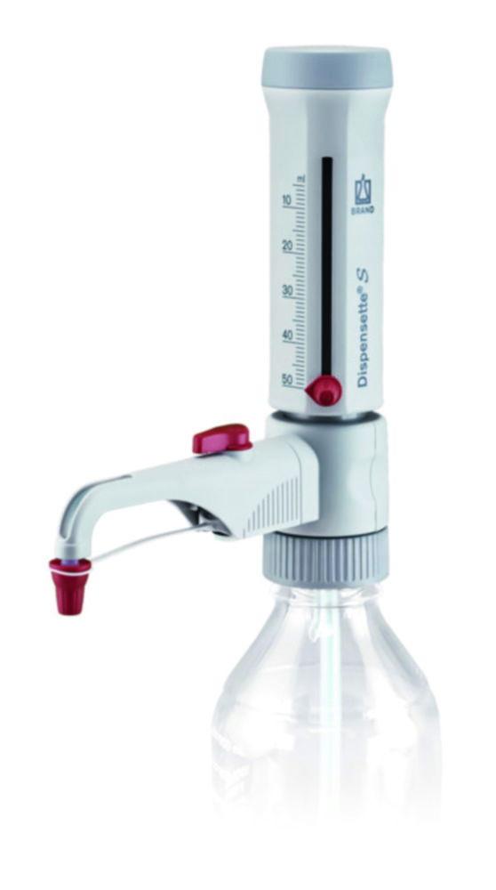 BRAND Dispensette S Analog 5-50 mL with Recirculation Valve