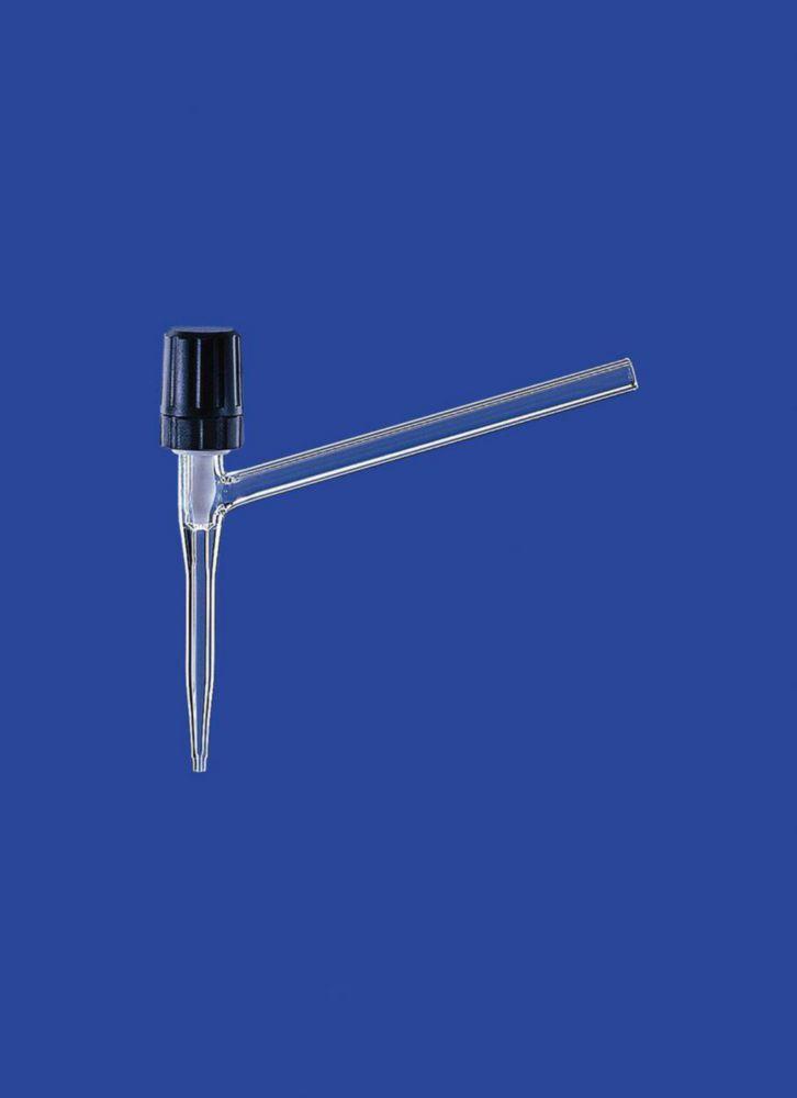 Lenz-Laborglas Burette Needle-Valve Stopcocks, Lateral, Bore mm NW 2.5

