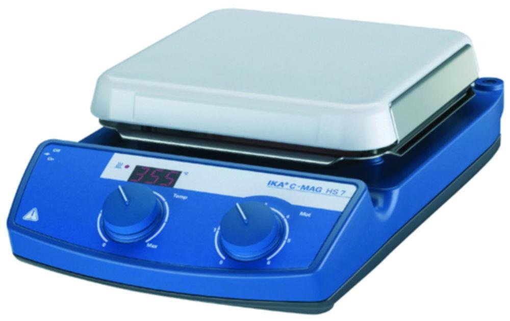 IKA Magnetic Stirrer C-MAG HS 7 S 2 with Heating, Glass Ceramics Heating Plate with UK Plug