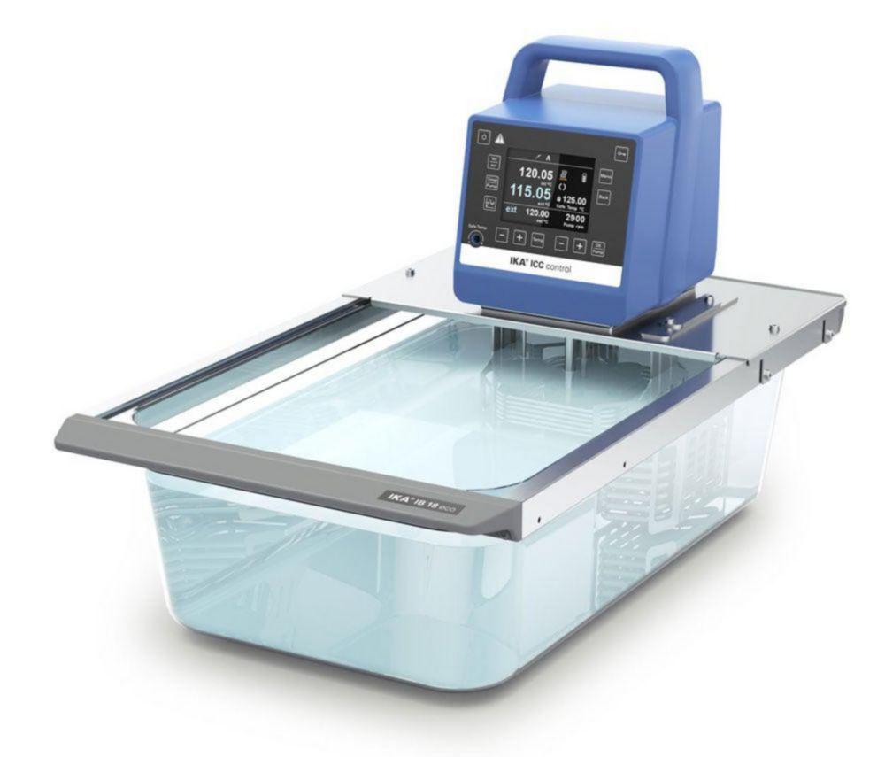 IKA Compact Immersion Circulator ICC Control Eco 18 Package Thermostat and Chiller, 18 l Eco Bath