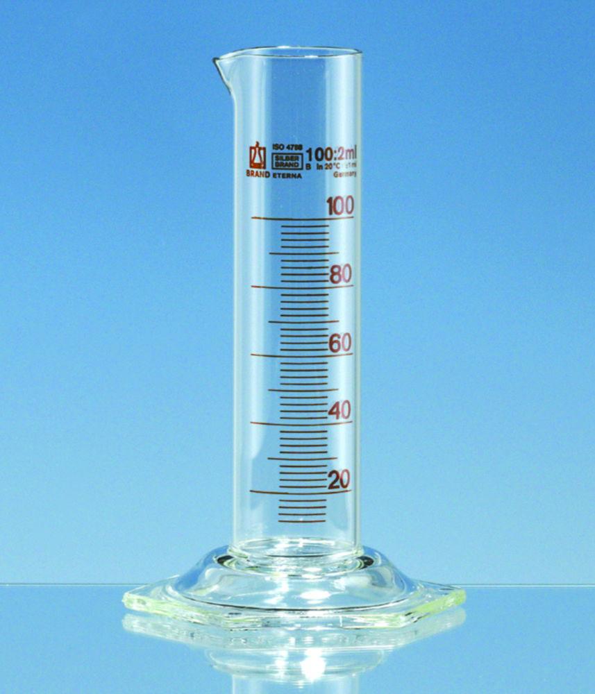 BRAND Measuring Cylinder Low Form Class B Cap 1000 ml Borosilicate 3.3
