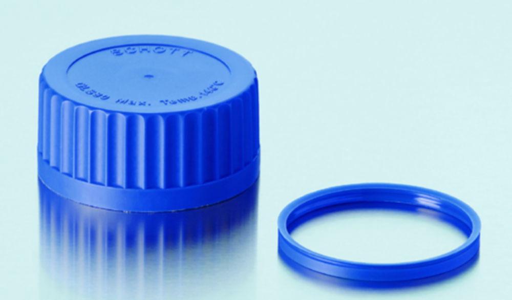 DWK Duran GLS 80 Blue Polypropylene Screw Cap