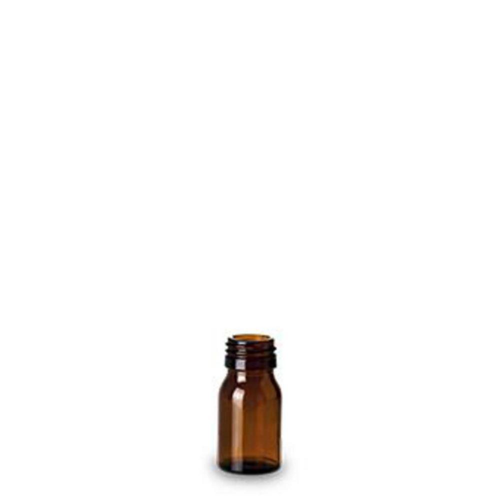RIXIUS Packing Bottles 30ml Light Brown Glass PP DIN 28 (Pack of 100)

