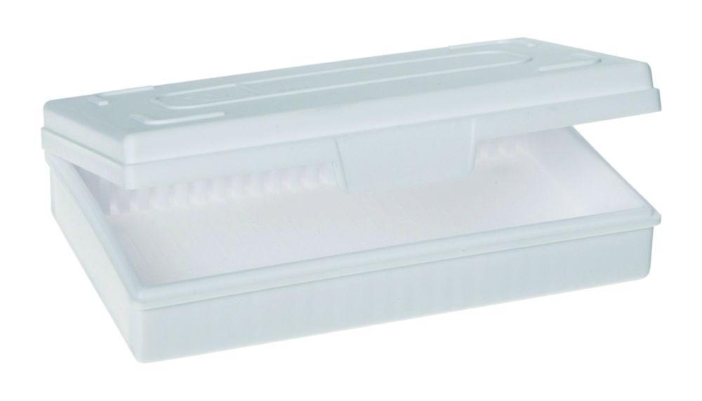Heathrow Scientific Slide Box, White, for 25 Slides (75 x 25 mm)